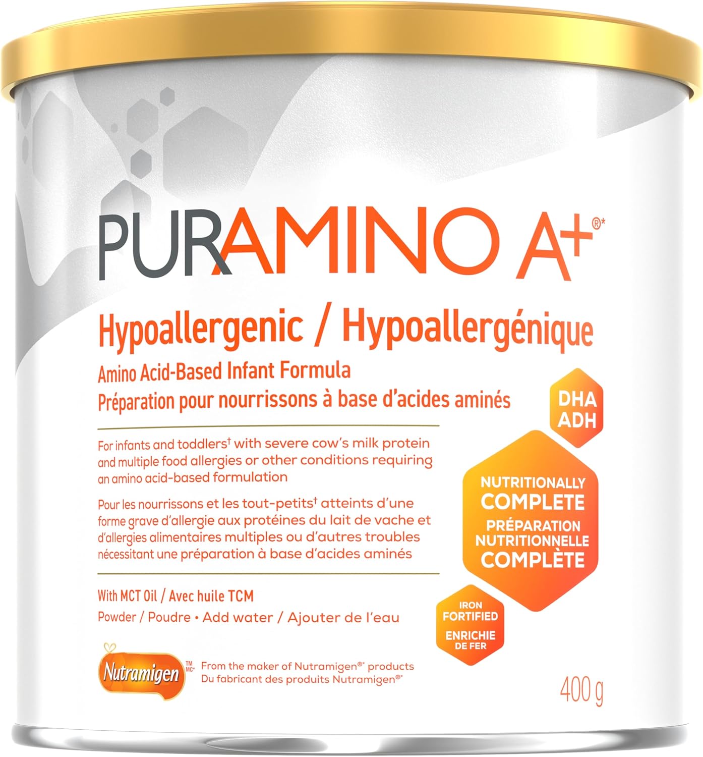 Puramino A+ Hypoallergenic Infant Formula, Powder, 400g