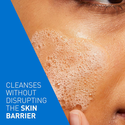 CeraVe Oil Cleanser for Face, Hydrating Foaming Face Cleanser with Squalene Oil, Hyaluronic Acid and Ceramides, for Dry to Very Dry Skin, Non-Greasy, Non-Comedogenic, Fragrance-Free, 562 mL