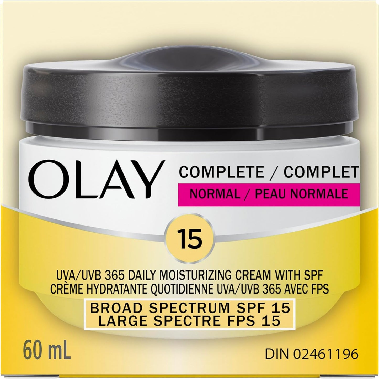 Olay Complete Daily Moisture Face Cream for Normal Skin Types with Vitamins E, Vitamin B3, Niacinamide and Vitamin C, 60 mL, Packaging may vary