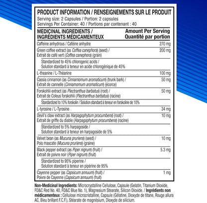Hydroxycut 男女通用减肥药，Hydroxycut Hardcore，减肥补充剂，减肥能量丸，减肥代谢促进剂，减肥能量补充剂，80 粒装