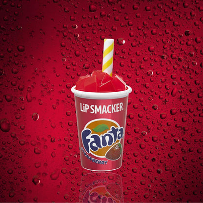 Lip Smacker 82047 Fanta strawberry cup lip balm, 0.26 Ounce