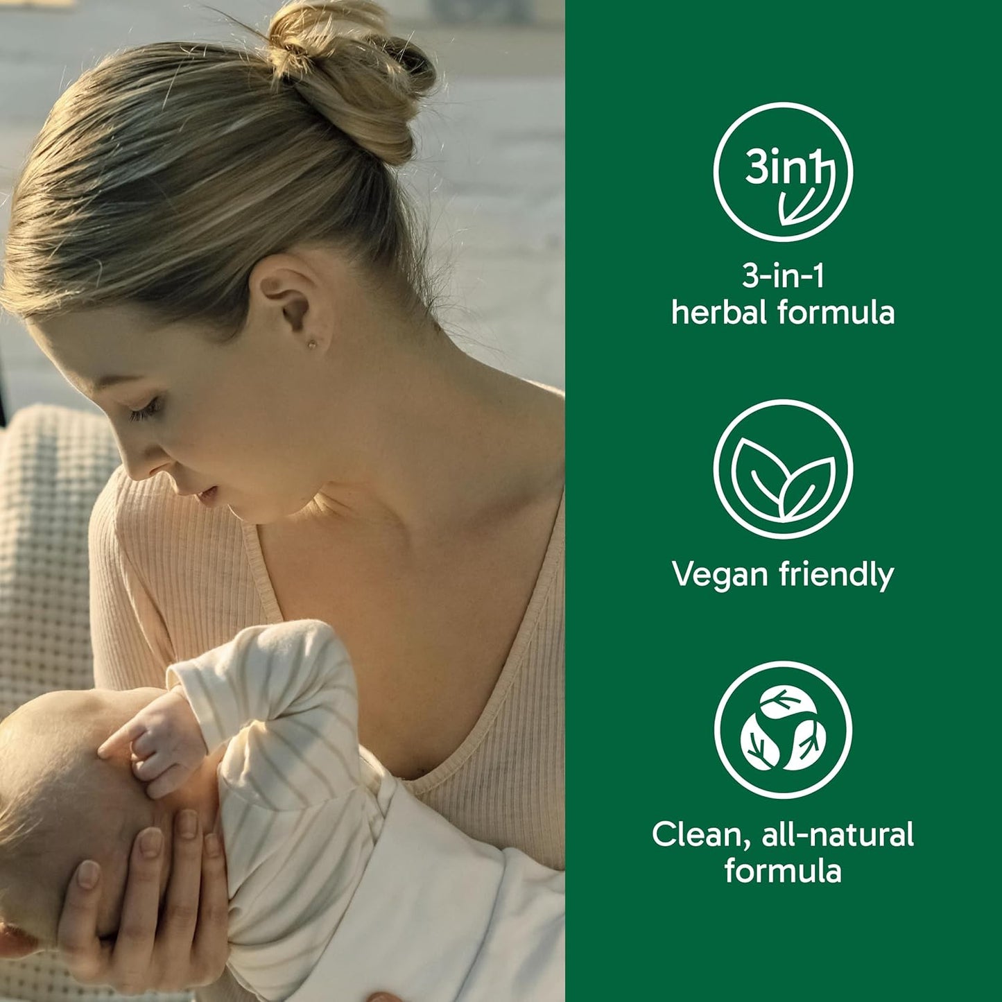 Organika 加拿大制造的 Ma's Milk - 支持母乳分泌 - 含有圣蓟、胡芦巴和辣木 - 120 粒素食胶囊