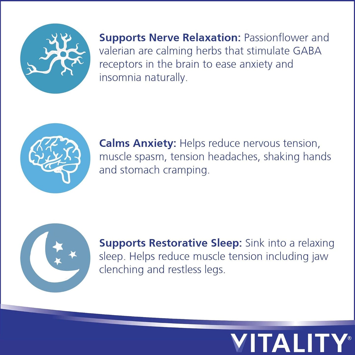 VITALITY Relax+ 全草本補充品 - 60 片