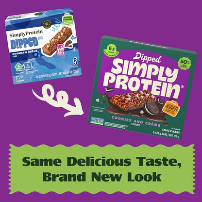 SimplyProtein Dipped Cookies and Cream 5ct