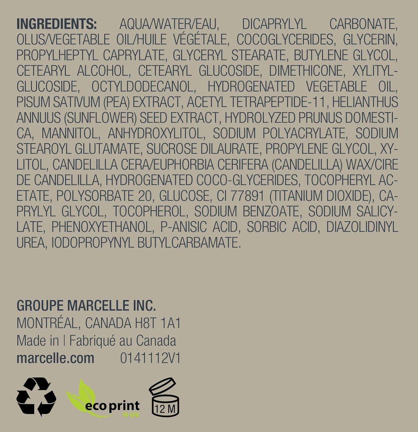 Marcelle Revival+ Ultra-Nutrition Anti-Aging Day Cream, Dry Skin, Mature Skin 55+, Intensely Nourishing, Comfort & Radiance, Cruelty-Free, Vegan, Hypoallergenic, Paraben-Free, Fragrance-Free, 50 mL