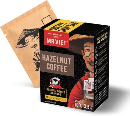 Mr.Viet 榛果研磨咖啡滴滤包 10包 x 10克
