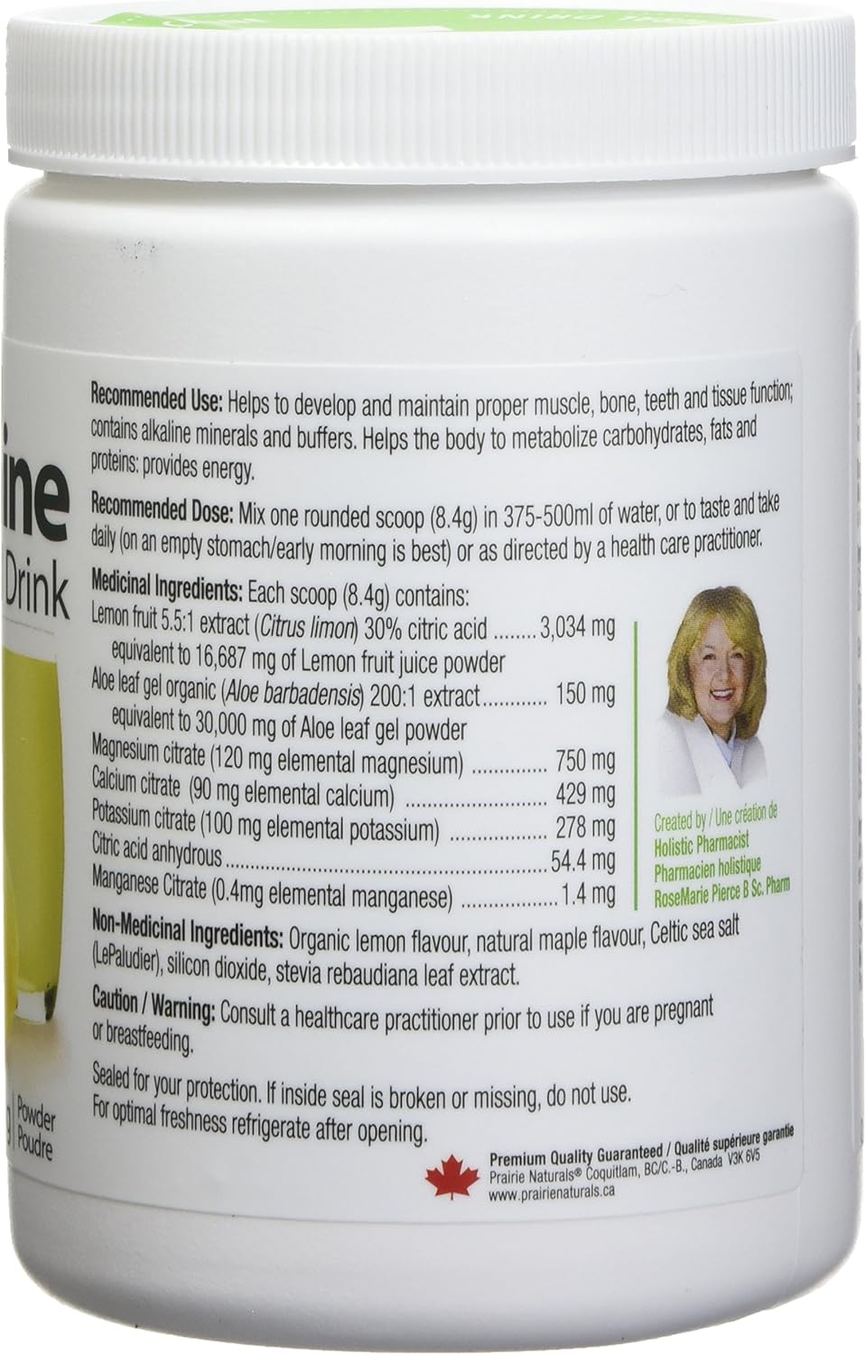 Prairie Naturals Morning Rise & Shine pH Balancing Drink Mix - 126 Gram