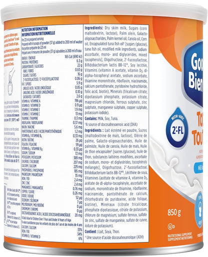 GOOD START Stage 3 Nutritional Toddler Drink, 12+ months, Milk Flavour, 850 g, Packaging May Vary