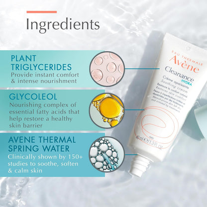Eau Thermale Avene Clean-Ac Soothing Cream, 1.3 Fl Oz
