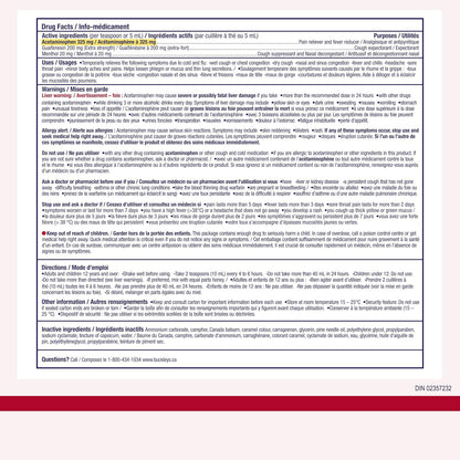 Buckley's 止咳糖浆，完全超强粘液缓解、咳嗽、感冒和流感药物、头痛和鼻窦缓解，250 毫升（包装可能有所不同）