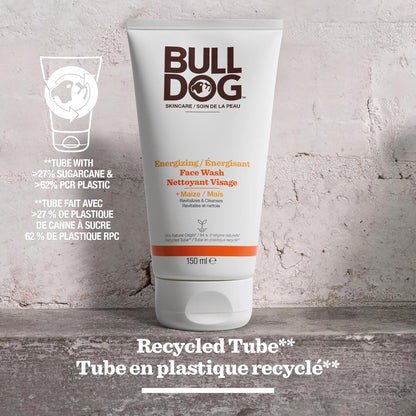 Bulldog Energizing Face Wash, 150 mL