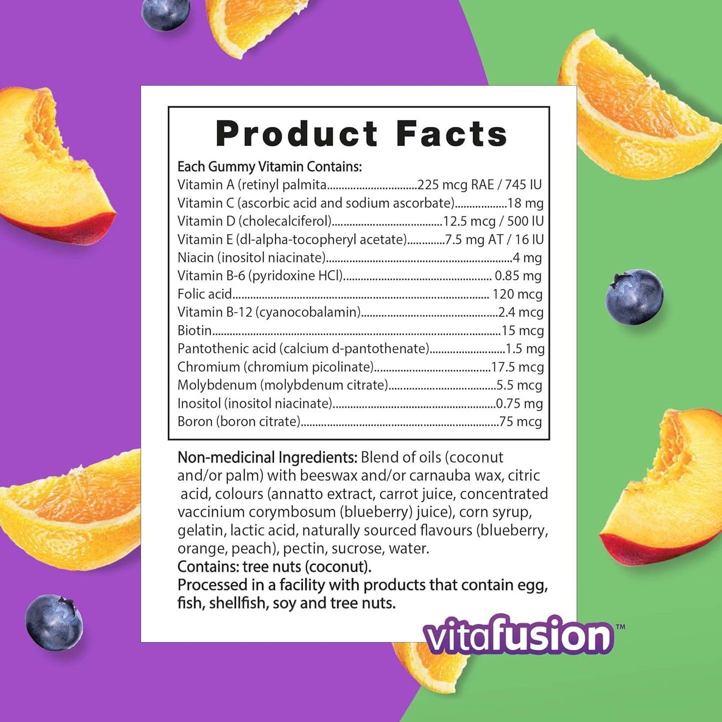 Vitafusion MultiVites 成人複合維生素軟糖，富含 12 種必需營養素，150 粒軟糖，可供 2.5 個月食用，包裝可能有所不同