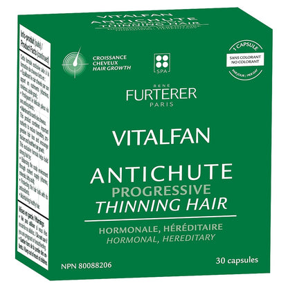 René Furterer - VITALFAN - Progressive Hair Thinning - Dietary Supplement - Hereditary & Hormonal - 30 capsules