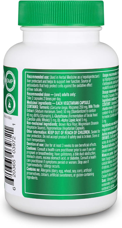 Organika Liver Pro - 有助于保护和增强肝功能 - 60粒胶囊