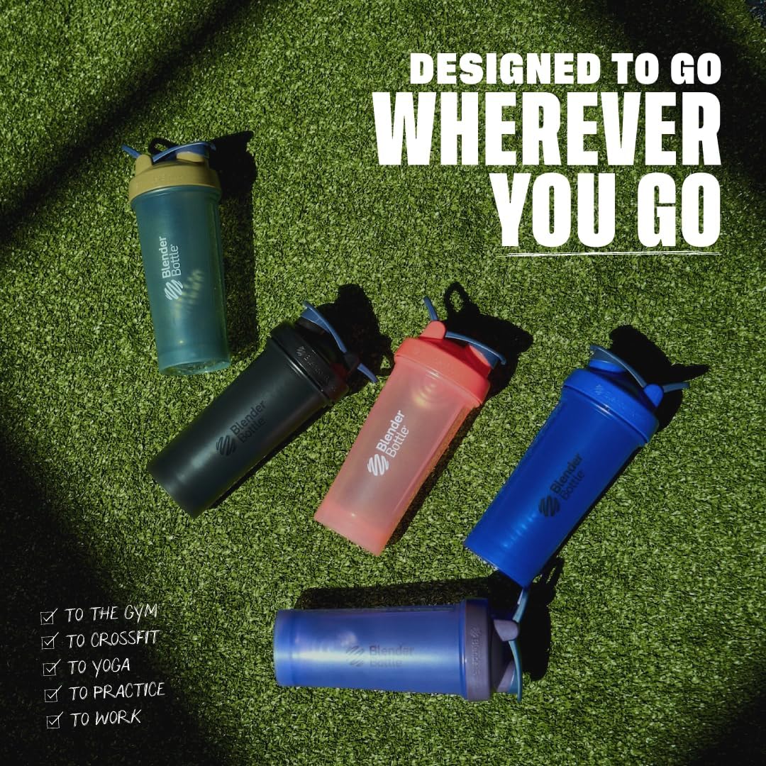 BlenderBottle Classic V2 摇摇杯，非常适合蛋白奶昔和运动前饮品，28 盎司，翠绿色