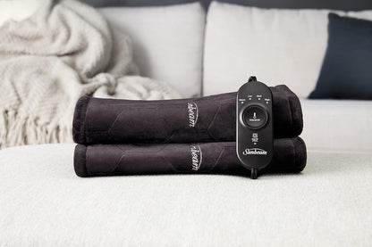 Sunbeam AdvancedHeat Heating Pad, King Size, Black & Renue Heat Wrap, Neck and Shoulder Tension Relief Heating Pad, Grey