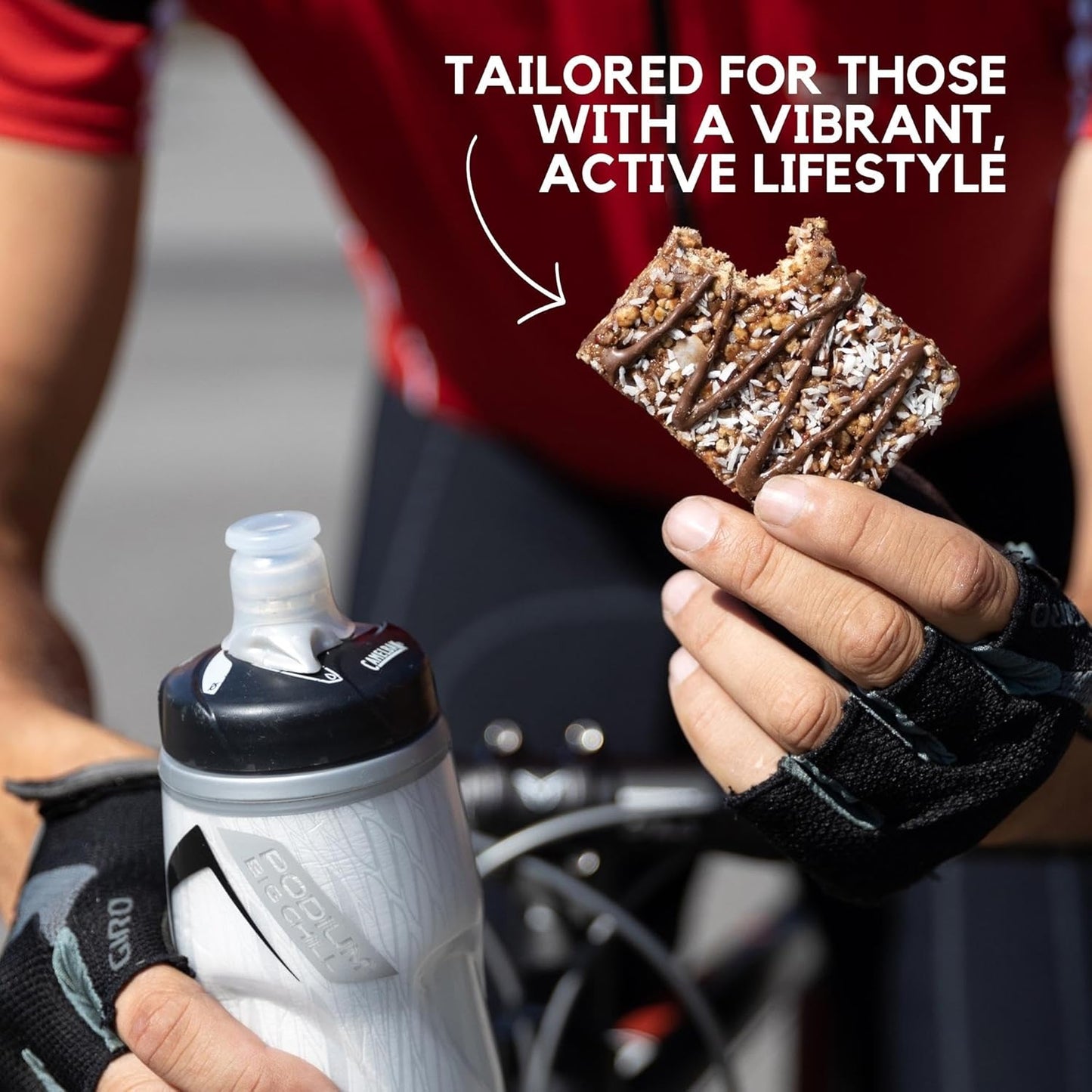 GoKrisp, Energy Square by Jimmy Sevigny, 15 gr Protein Pastry, Tasty Chocolate and Coconut, High Protein Snacks, Nut & Peanut Free, Gluten Free, (12-Pack)