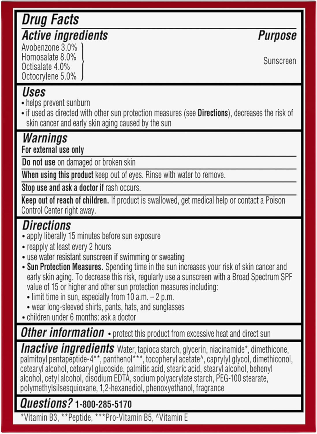 Face Moisturizer by Olay Regenerist Whip Vitamin B3, Niacinamide and Sunscreen SPF 25, 50 g