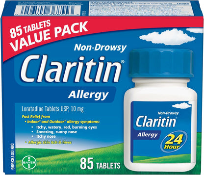 开瑞坦过敏药，24小时不瞌睡缓解，10毫克，超值装，85片