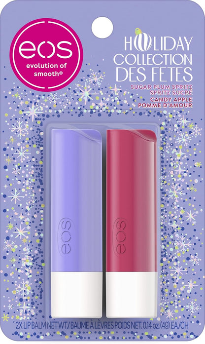 eos Holiday Collection Candy Apple and Sugar Plum Spritz, 8g, 2 pack