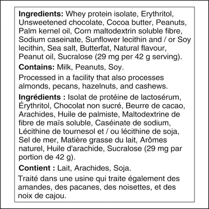 Quest Nutrition 花生酱杯，高蛋白，低碳水化合物，低糖，适合生酮饮食，11 克蛋白质，1 克糖，12 片