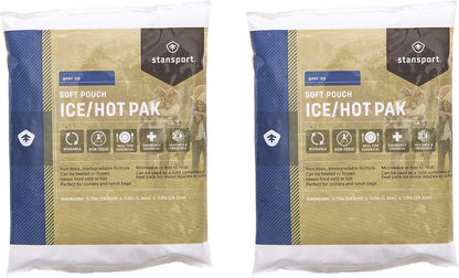 Stansport Soft Pouch Ice/Hot Pak Medium - 2 Pack