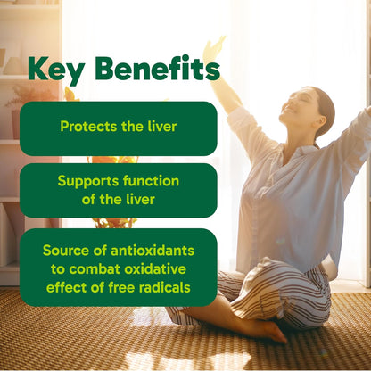 Organika Liver Pro - 有助于保护和增强肝功能 - 60粒胶囊