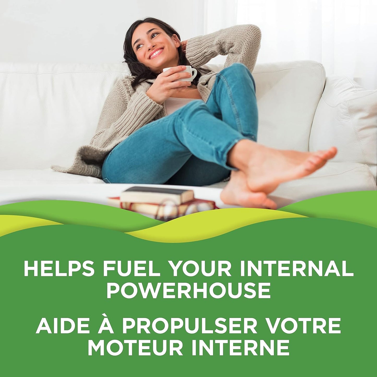 OLLY 每日能量軟糖補充劑 100% 無咖啡因能量維生素 熱帶激情混合維生素 B12、輔酶 Q10 和枸杞 30 天供應量 60 粒軟糖