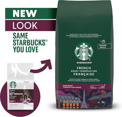 星巴克法式烘焙研磨咖啡，793克