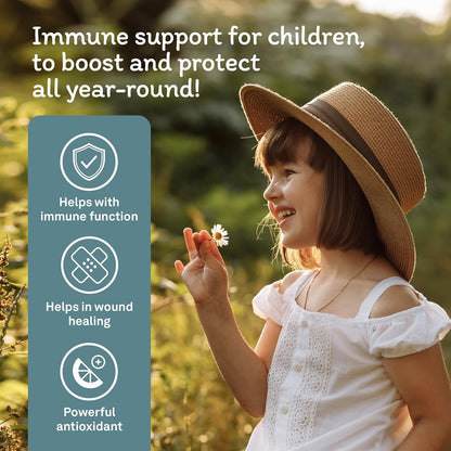 Organika 兒童液體鋅（含維生素 C）- 甜橙味 - 增強免疫功能和抗氧化 250 毫升