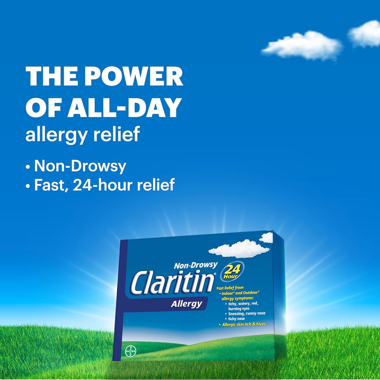 开瑞坦过敏药，24小时不瞌睡缓解，10毫克，30片