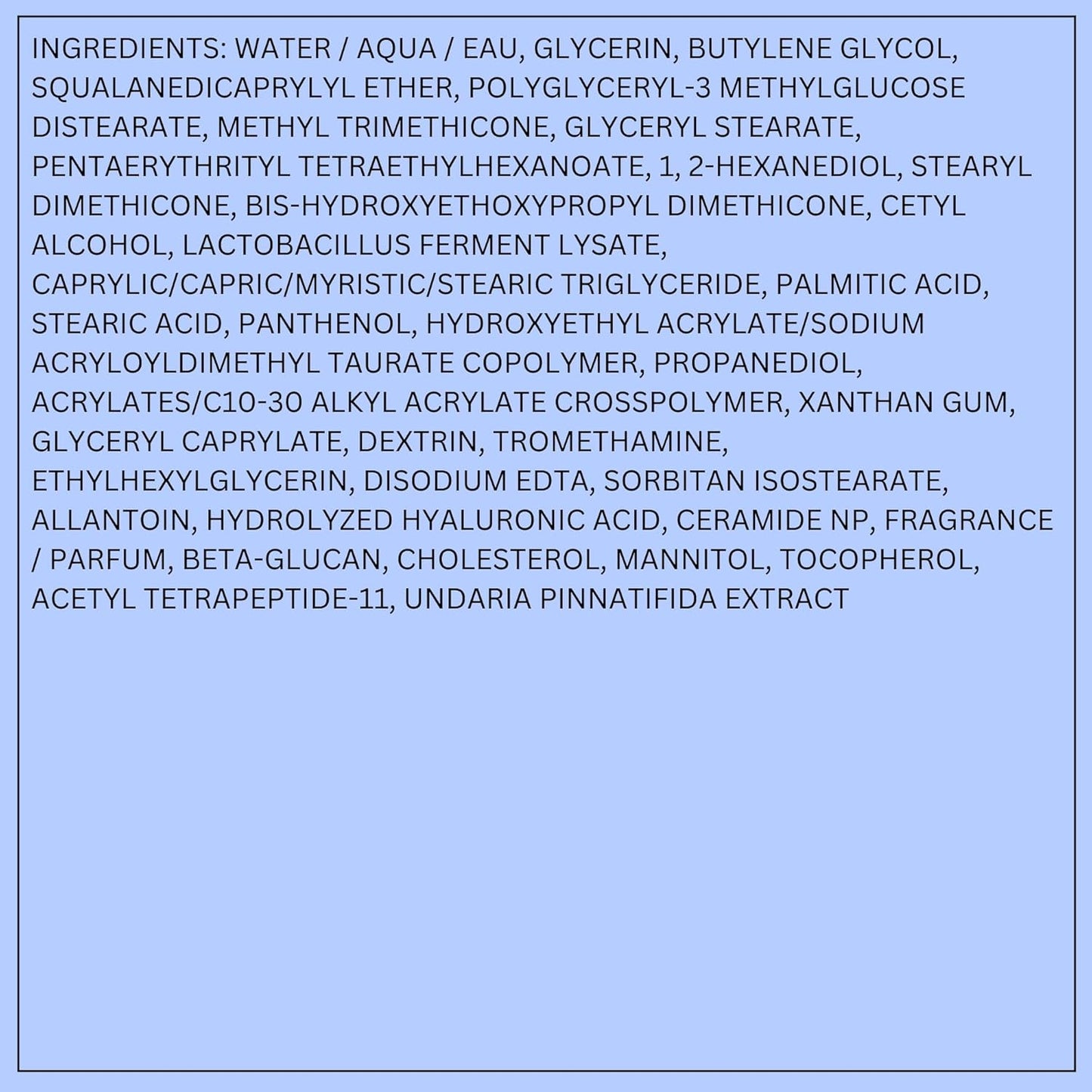 LANEIGE Water Bank Blue Hyaluronic Intensive Moisturizer: Hydrating Face Cream for Extra Dry Skin with Squalane & Peptide for Skin Barrier Support, Dermatologist-Tested