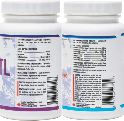 Fertil Pro Male Combo - 天然保健品（3个月用量）