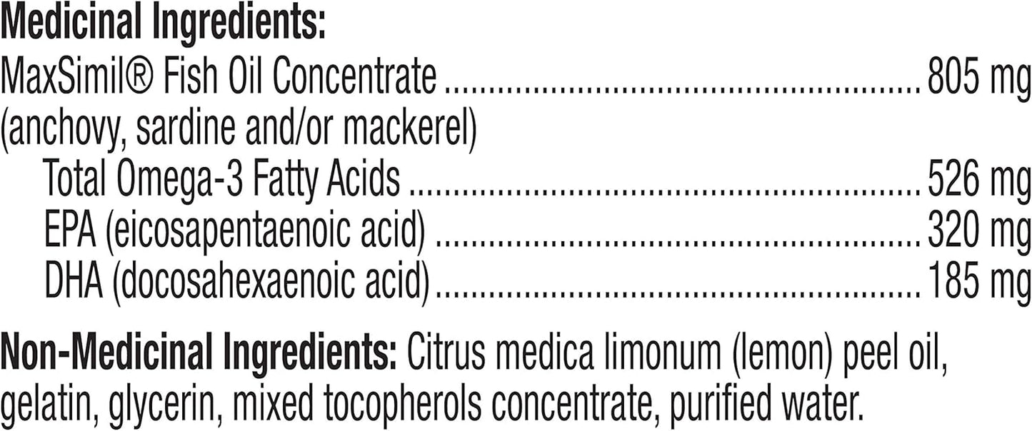 Prairie Naturals Max Omega-3-Force 含 Maximil 专利 EPA/DHA 软胶囊 - 60 粒