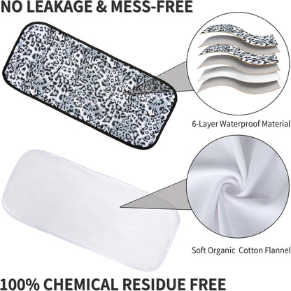 KANAV 2 件装蓖麻油腰颈包 - 可重复使用有机棉法兰绒蓖麻油包，用于肝脏排毒、甲状腺便秘、失眠和炎症（不含油）