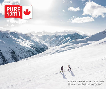 Pure North Naturals - 雙甘氨酸鎂複合物，230 粒素食膠囊，230 天供應量 - 元素鎂，有助於肌肉放鬆和恢復 - 經第三方測試 - 加拿大配製和製造