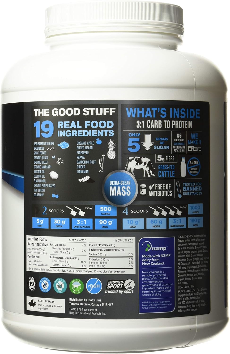 Progressive SPORT 真食物增肌粉 - 香草味