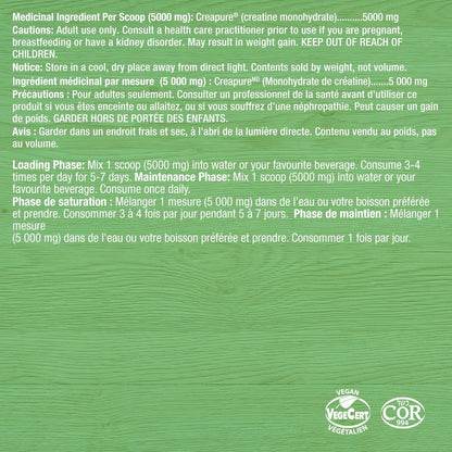 Kaizen Naturals Micronized Creatine Monohydrate, Unflavoured, 300g, Pouch