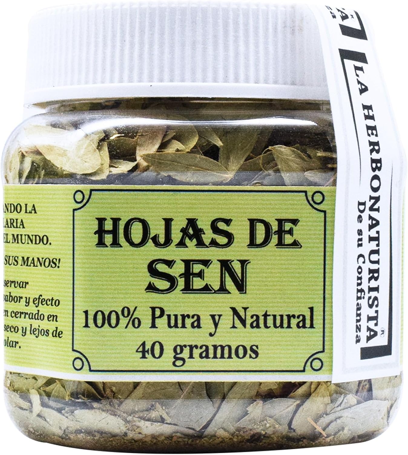 通用 Hojas De Sen（塞納）。 40 克。 Ayuda al estrenimiento，綠色