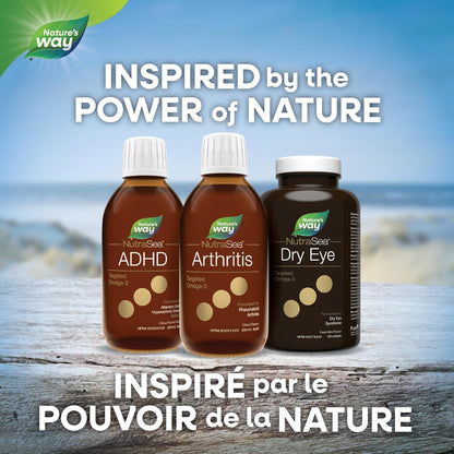 Nature's Way NutraSea Omega-3 - Arthritis - Rheumatoid Arthritis Support 2800mg (1800 mg EPA, 1000 mg DHA), Citrus Flavour, 200ml Liquid