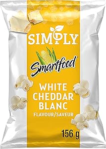 Simply Smartfood White Cheddar Chips, 156gram, Pack of 10