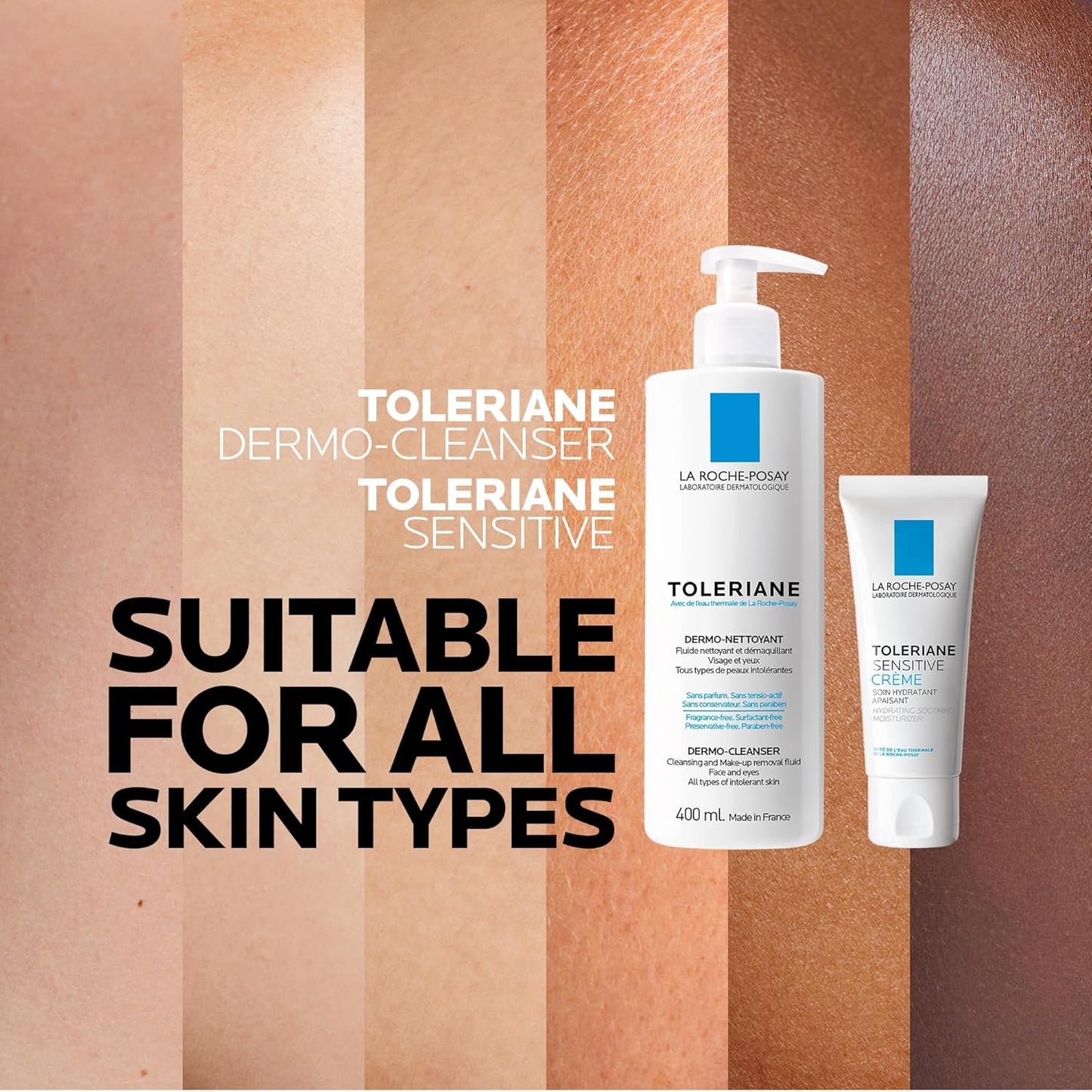 La Roche Posay Glycerin Face Serum, Toleriane Dermallergo Serum for Ultra-Sensitive, Allergy-Prone, Reactive Skin, Soothing and Hydrating, Formulated with Neurosensine, Fragrance-Free, 30ml