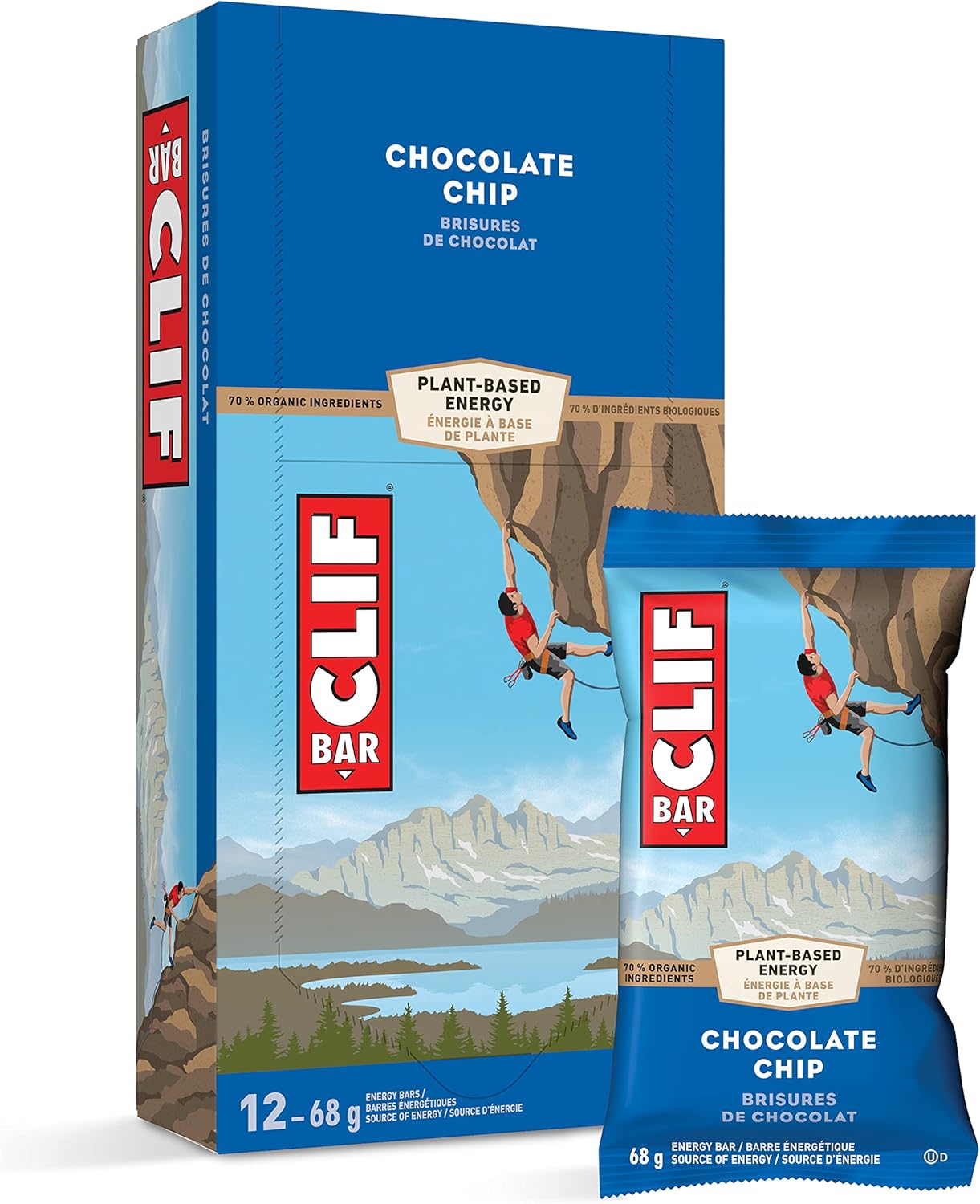 CLIF BUILDERS 蛋白棒（巧克力花生醬）+ CLIF BAR 能量棒（巧克力碎）| 24 支裝