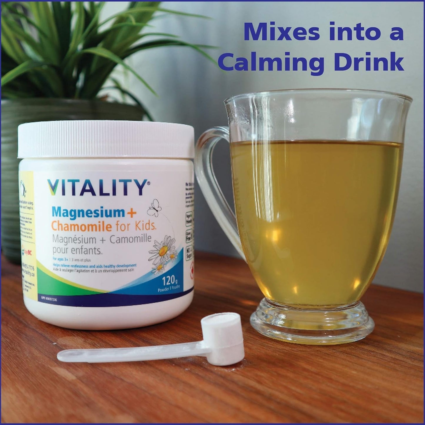VITALITY 鎂+洋甘菊兒童配方（3歲以上） - 粉末，120克（1包）