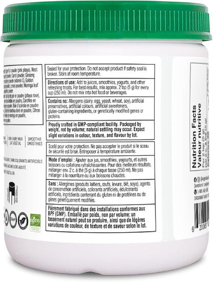 Organika Plant Based Collagen Booster- Helps Support the Production and Protection of Collagen- 150g