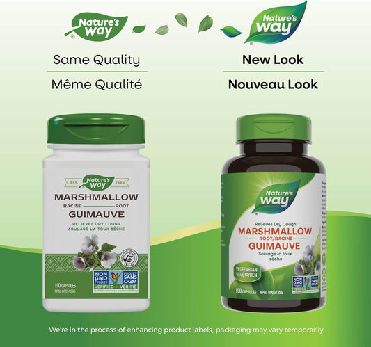 Nature’s Way 药蜀葵根 - 缓解干咳，含药蜀葵根 - 100 粒素食胶囊