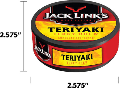 Jack Link's Jerky Chew, Teriyaki Flavor, 0.32-Ounce (Pack of 24)