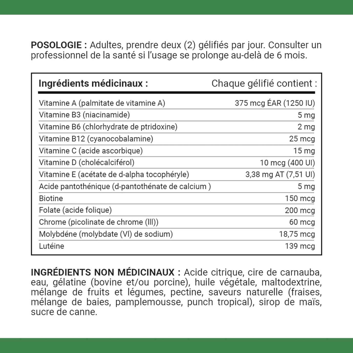 Nature's Bounty 男士复合维生素软糖，140 粒