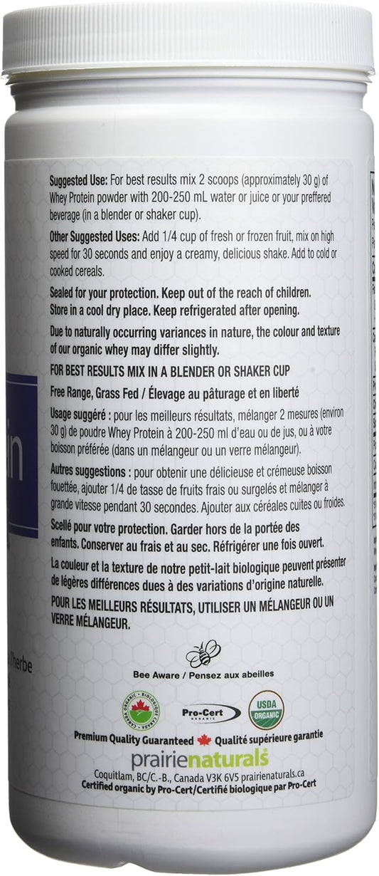 Prairie Naturals Organic Whey Protein, Natural, 300g