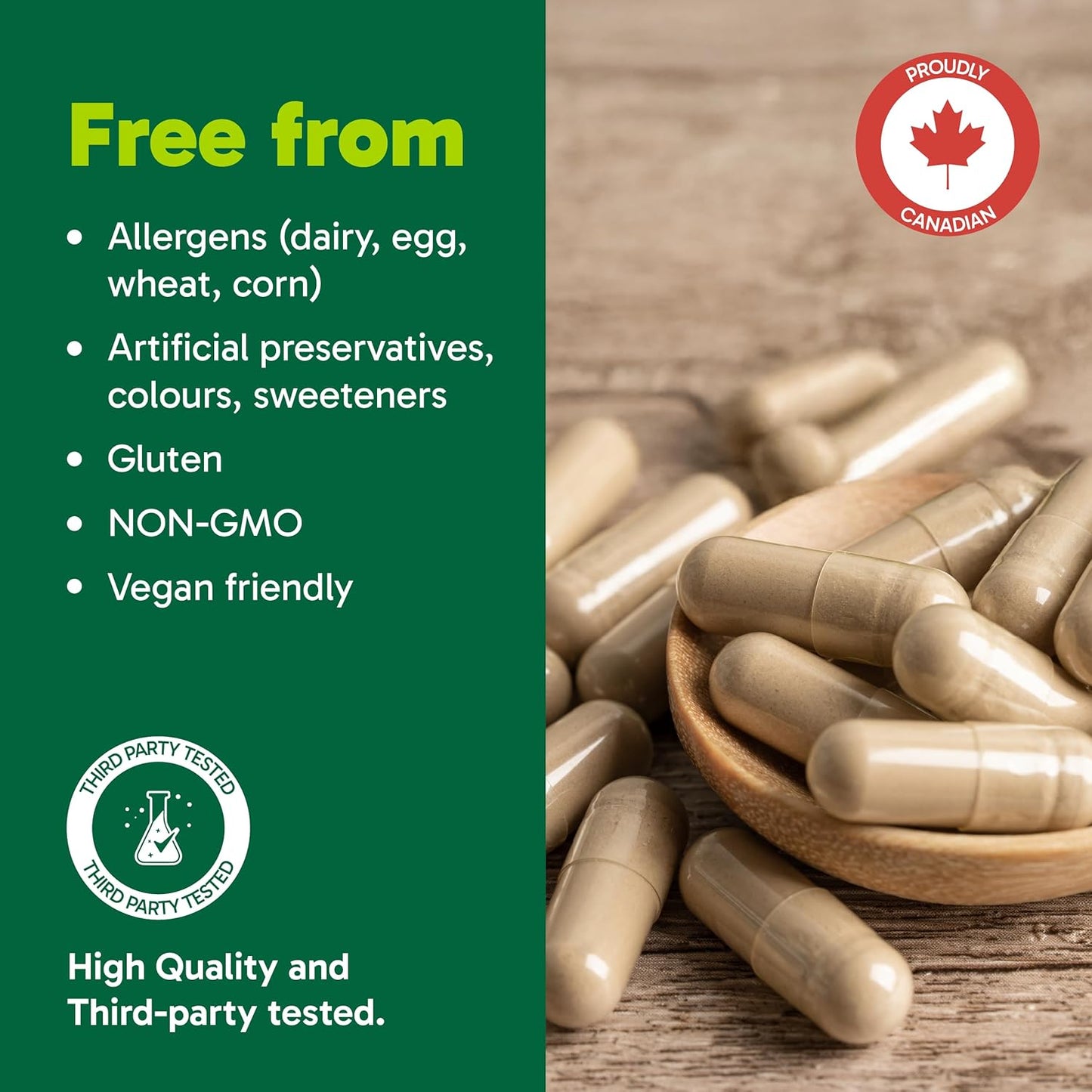 Organika 加拿大製造 NMN + PQQ - 抗衰老支持補充劑，促進細胞再生、能量代謝、認知功能 - 60 粒膠囊